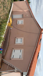 Photo de galerie - Nettoyage de façade avec traitement hydrofuge