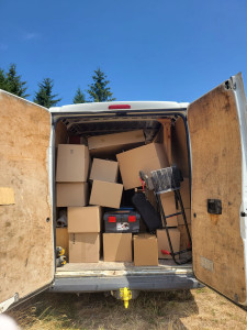Photo de galerie - Camion chargé pour un de nos clients