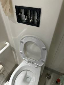 Photo de galerie - Remplacement  mécanisme toilette 