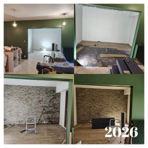 Photo de galerie - Parement, parquet, peinture !!