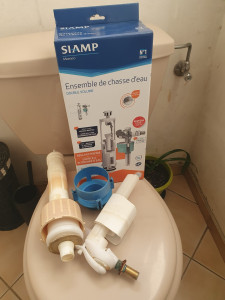 Photo de galerie - Remplacement chasse d’eau 
