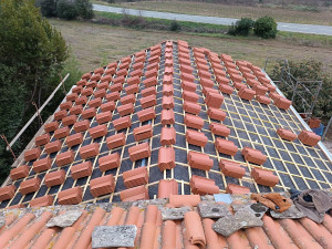 Photo de galerie - Chantier couverture en court