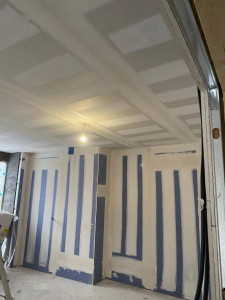Photo de galerie - Doublage en placo plâtre 