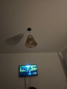 Photo de galerie - Posé du lustre
