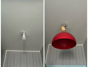 Photo de galerie - Suppression du lustre 