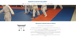 Photo de galerie - Création d'un site internet pour la karaté club de Valleroy avec suivi et mise à jour régulièrement