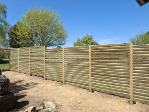 Photo de galerie - Clôture persienne 