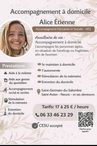 Photo de galerie - Accompagnement a domicile 