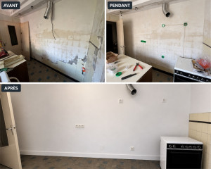 Photo de galerie - Implantation pour une future cuisine 