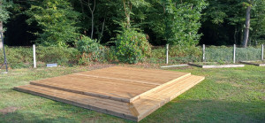 Photo de galerie - Réalisation terrasse bois classe IV