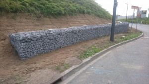 Photo de galerie - Réalisation gabions 