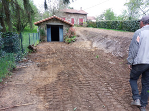 Photo de galerie - Assainissement, reprofilage du terrain 