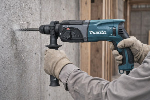 Photo de galerie - Location perforateur burineur Makita HR2630 puissance de 800 W et son énergie de frappe de 2,4 J A partir de 25€/jour Facile à utiliser
À récupérer sur place
