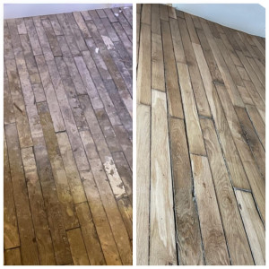 Photo de galerie - Parquet recyclé