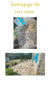 Photo de galerie - Nettoyage de terrasse 