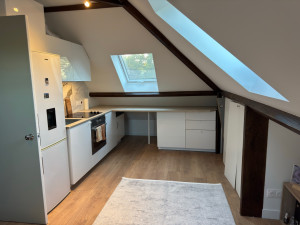 Photo de galerie - Nous avons tout fait de A à Z : peinture, parquet, meubles, fenêtres artisanales, installation électrique.