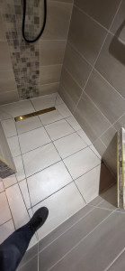 Photo de galerie - Sol de douche a l italienne 