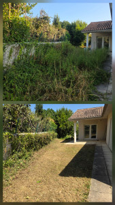 Photo de galerie - Débroussaillage terrain 