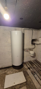 Photo de galerie - Installation Ballon ECS et vase d'expansion sanitaire 