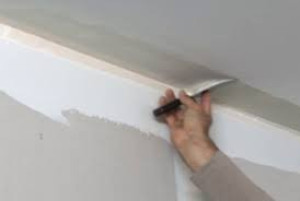 Photo de galerie - Pose placo sur rails ou collés, promotant, bandes, peinture, faux plafond, dalle placo, platrerie, ratissage, et