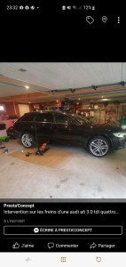 Photo de galerie - Remise en état Freinage électrique sur Audi A6 