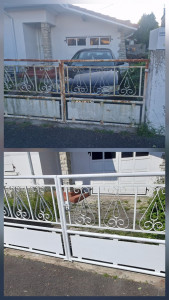 Photo de galerie - Peinture portail 