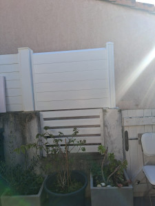 Photo de galerie - Ajout clôture 