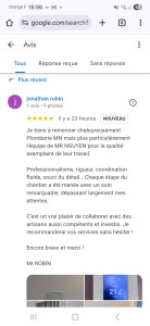 Photo de galerie - AVIS GOOGLE 5 ⭐️ 
POSE D’UN GAINABLE (PAC AIR/AIR) 