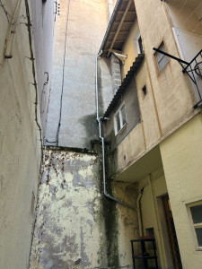 Photo de galerie - Descente eau pluviales en zinc 