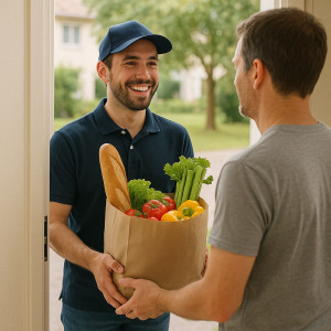 Photo de galerie - Livraison de courses à domicile 