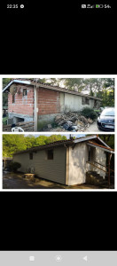 Photo de galerie - Isolation thermique part extérieur avec bardage pvc extérieur 