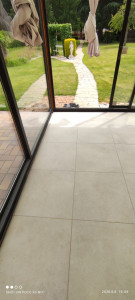 Photo de galerie - Carrelage véranda 