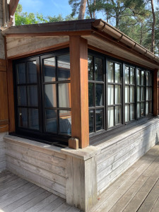 Photo de galerie - Rénovation en peinture de fenêtre extérieur 