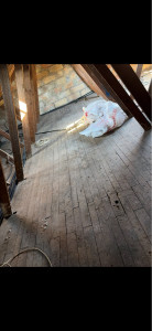 Photo de galerie - Avant isolation des combles