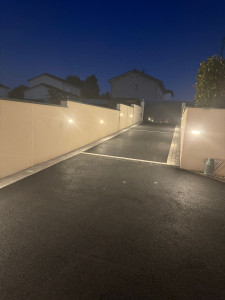 Photo de galerie - Realisation cours rn enrobé goudron