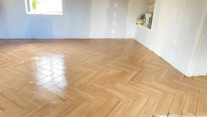 Photo de galerie - Carrelage parquet 