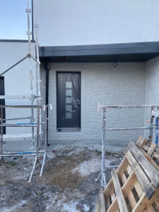 Photo de galerie - Enduits projeter effets pierres