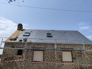 Photo de galerie - Rénovation couverture et velux 
