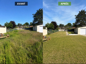 Photo de galerie - Avant / Après : transformation complète.