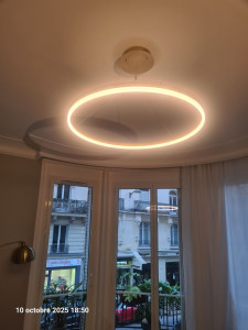 Photo de galerie - Très beau Lustre posé par mes soins  ....
