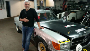 Photo de galerie - Préparation Mercedes 350 SLC pour le Tour Auto