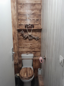 Photo de galerie - Toilette moderniser 
Fabriquer à partir de palette 