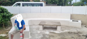 Photo de galerie - Création salon de jardin.