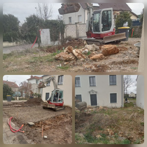 Photo de galerie - Dès que c'est la terre et préparation sol pour béton désactivée.