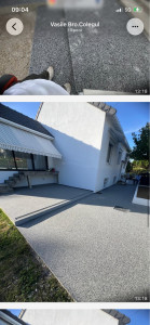 Photo de galerie - Revêtement en granit granulats
