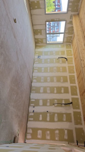 Photo de galerie - Réalisation placo et joints 