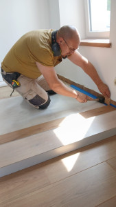 Photo de galerie - Pose de parquet - Revêtement de sol