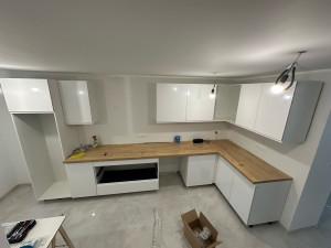 Photo de galerie - Pose cuisine Leroy merlin