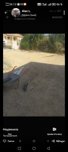 Photo de galerie - Cours en terrassement évacuation de 9 tonnes de calcaire