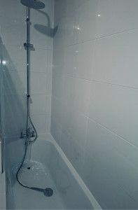 Photo de galerie - Remplacement baignoire, revêtements et équipements 